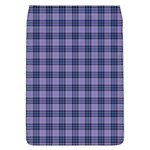 Purple Plaid Tartan 1 Removable Flap Cover (L)