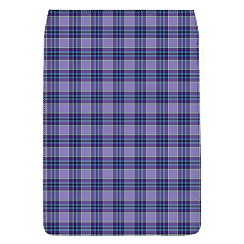 Purple Plaid Tartan 1 Removable Flap Cover (S) from ArtsNow.com Front