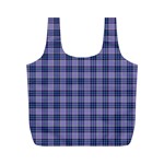 Purple Plaid Tartan 1 Full Print Recycle Bag (M)