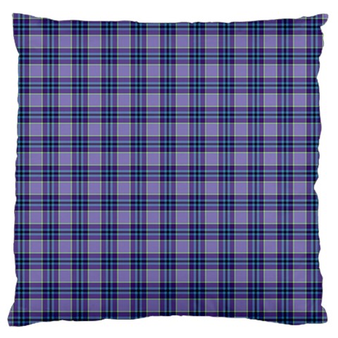 Purple Plaid Tartan 1 Standard Premium Plush Fleece Cushion Case (One Side) from ArtsNow.com Front