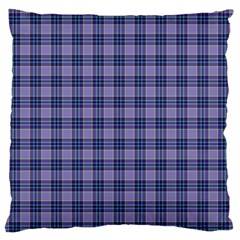 Purple Plaid Tartan 1 Standard Premium Plush Fleece Cushion Case (Two Sides) from ArtsNow.com Front