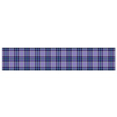 Purple Plaid Tartan 1 Small Premium Plush Fleece Scarf from ArtsNow.com Front