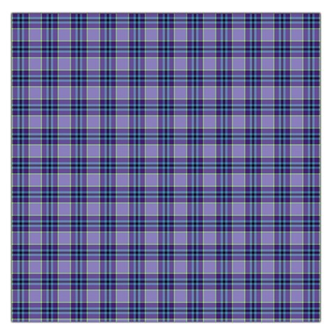 Purple Plaid Tartan 1 Square Satin Scarf (36  x 36 ) from ArtsNow.com Front