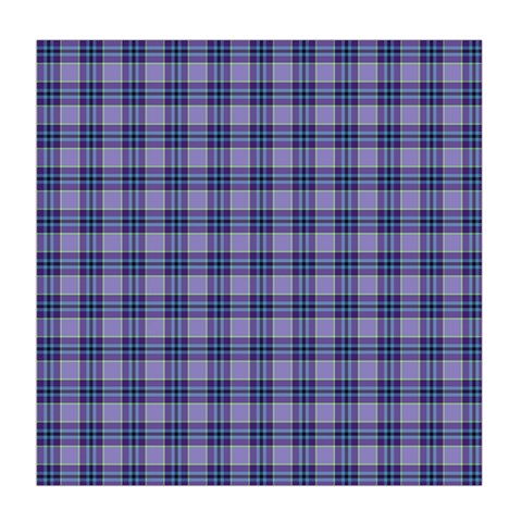 Purple Plaid Tartan 1 Duvet Cover (Queen Size) from ArtsNow.com Front