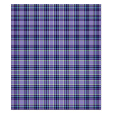 Purple Plaid Tartan 1 Duvet Cover Double Side (California King Size) from ArtsNow.com Front