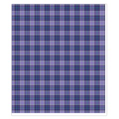 Purple Plaid Tartan 1 Duvet Cover Double Side (California King Size) from ArtsNow.com Front