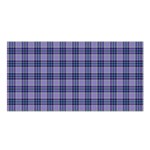 Purple Plaid Tartan 1 Satin Shawl 45  x 80 