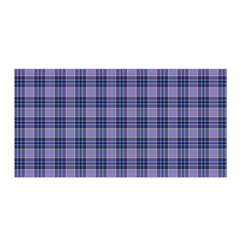 Purple Plaid Tartan 1 Satin Wrap 35  x 70  from ArtsNow.com Front