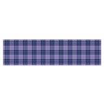 Purple Plaid Tartan 1 Oblong Satin Scarf (16  x 60 )