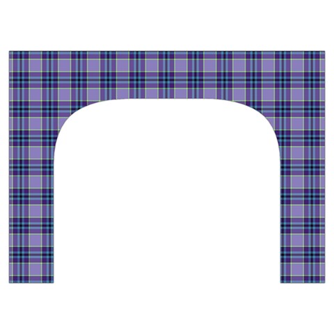 Purple Plaid Tartan 1 Toiletries Pouch from ArtsNow.com Front