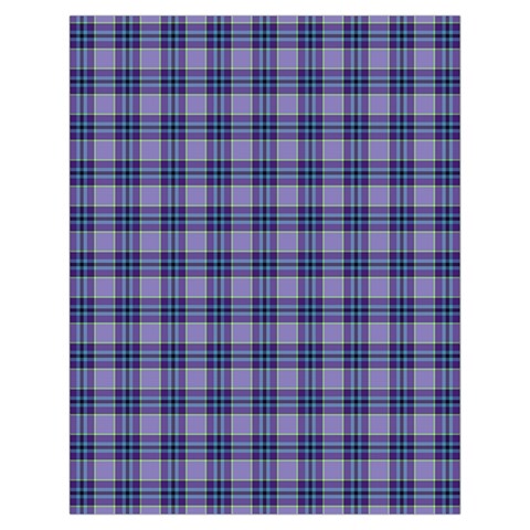 Purple Plaid Tartan 1 Toiletries Pouch from ArtsNow.com Back