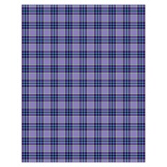 Purple Plaid Tartan 1 Toiletries Pouch from ArtsNow.com Back