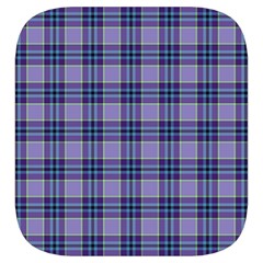 Purple Plaid Tartan 1 Toiletries Pouch from ArtsNow.com Side Right