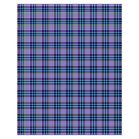 Purple Plaid Tartan 1 Drawstring Pouch (XL) from ArtsNow.com Front