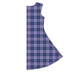 Purple Plaid Tartan 1 Short Sleeve V Back Right