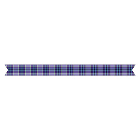 Purple Plaid Tartan 1 Short Sleeve V Hem