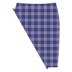 Purple Plaid Tartan 1 Midi Wrap Pencil Skirt from ArtsNow.com Front Left