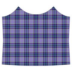 Purple Plaid Tartan 1 Spaghetti Top Long Pants Satin Pajamas Set from ArtsNow.com Front