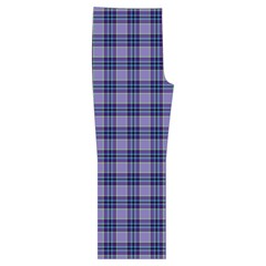 Purple Plaid Tartan 1 Spaghetti Top Long Pants Satin Pajamas Set from ArtsNow.com Front Bottom Right