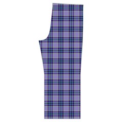 Purple Plaid Tartan 1 Spaghetti Top Long Pants Satin Pajamas Set from ArtsNow.com Back Bottom Right