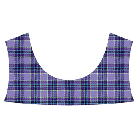 Purple Plaid Tartan 1 Sleeveless Cozy Lounge Set  from ArtsNow.com Front Top