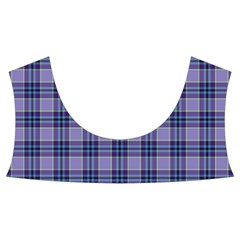 Purple Plaid Tartan 1 Sleeveless Cozy Lounge Set  from ArtsNow.com Front Top