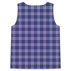 Purple Plaid Tartan 1 Sleeveless Cozy Lounge Set  from ArtsNow.com Back