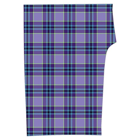 Purple Plaid Tartan 1 Sleeveless Cozy Lounge Set  from ArtsNow.com Front Bottom Right