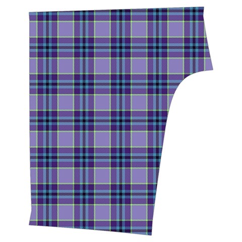 Purple Plaid Tartan 1 Sleeveless Cozy Lounge Set  from ArtsNow.com Back Bottom Left