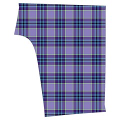 Purple Plaid Tartan 1 Sleeveless Cozy Lounge Set  from ArtsNow.com Back Bottom Right