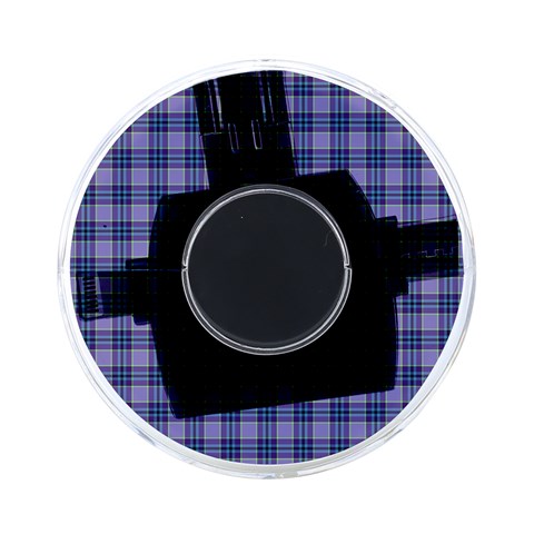 Purple Plaid Tartan 1 On Back