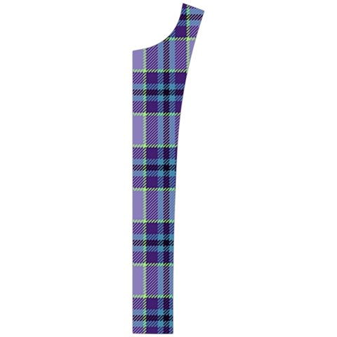 Purple Plaid Tartan 1 Women s Button Up Vest from ArtsNow.com Button Placket Right