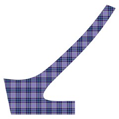 Purple Plaid Tartan 1 Cross Back Hipster Bikini Set from ArtsNow.com Back Left