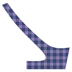 Purple Plaid Tartan 1 Cross Back Hipster Bikini Set from ArtsNow.com Back Right