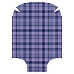 Purple Plaid Tartan 1 Luggage Cover (Medium) from ArtsNow.com Back