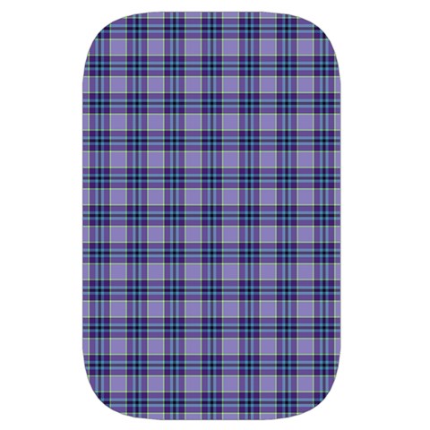 Purple Plaid Tartan 1 Waist Pouch (Small) from ArtsNow.com Front