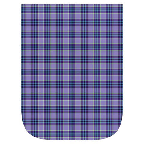 Purple Plaid Tartan 1 Waist Pouch (Small) from ArtsNow.com Front Pocket