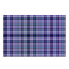 Purple Plaid Tartan 1 Waist Pouch (Small) from ArtsNow.com Loop