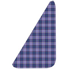 Purple Plaid Tartan 1 Belt Pouch Bag (Small) from ArtsNow.com Front Left