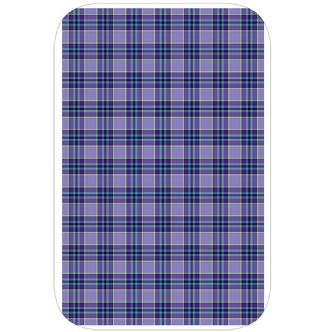 Purple Plaid Tartan 1 Belt Pouch Bag (Large) from ArtsNow.com Back