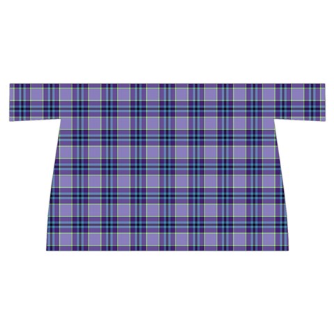 Purple Plaid Tartan 1 Wristlet Pouch Bag (Small) from ArtsNow.com Back