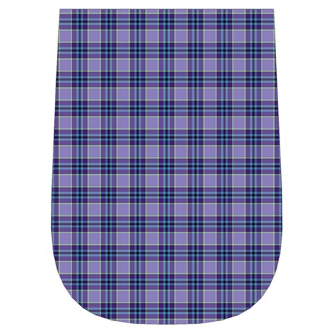 Purple Plaid Tartan 1 Wristlet Pouch Bag (Small) from ArtsNow.com Right Side