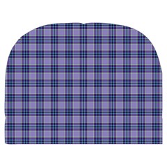 Purple Plaid Tartan 1 Make Up Case (Medium) from ArtsNow.com Front