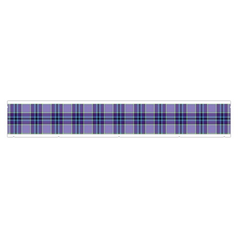 Purple Plaid Tartan 1 Make Up Case (Medium) from ArtsNow.com Zipper Front