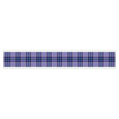 Purple Plaid Tartan 1 Make Up Case (Medium) from ArtsNow.com Zipper Back