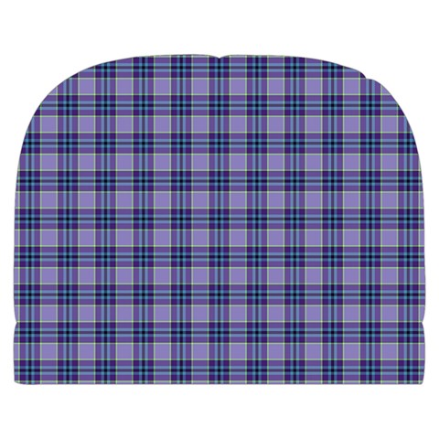 Purple Plaid Tartan 1 Make Up Case (Large) from ArtsNow.com Front