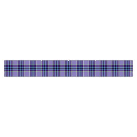 Purple Plaid Tartan 1 Make Up Case (Large) from ArtsNow.com Zipper Front