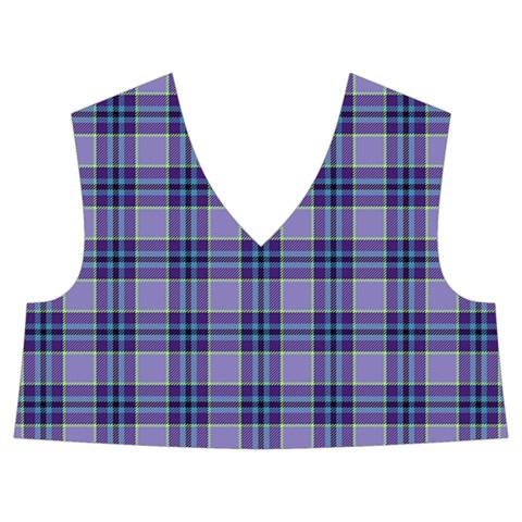 Purple Plaid Tartan 1 Kids  Midi Sailor Dress from ArtsNow.com Front Top