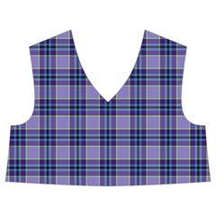 Purple Plaid Tartan 1 Kids  Midi Sailor Dress from ArtsNow.com Front Top