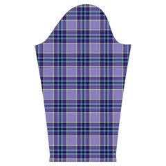 Purple Plaid Tartan 1 Kids  Midi Sailor Dress from ArtsNow.com Sleeve Right